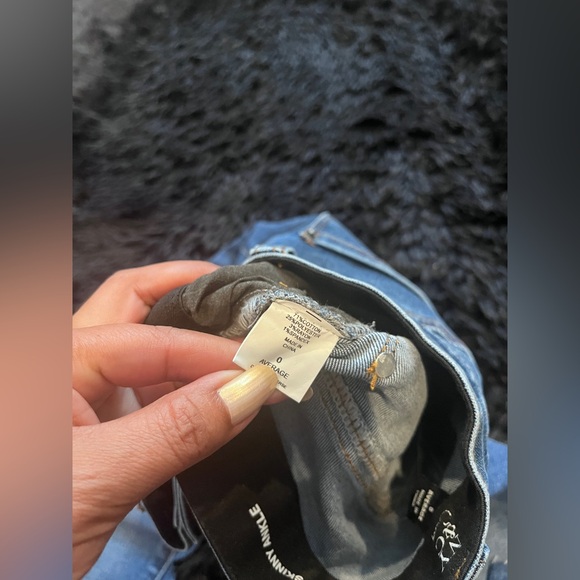 Ultra High Waist Skinny Ankle Blue Jeans Size 0 New York & Company - Picture 3 of 7